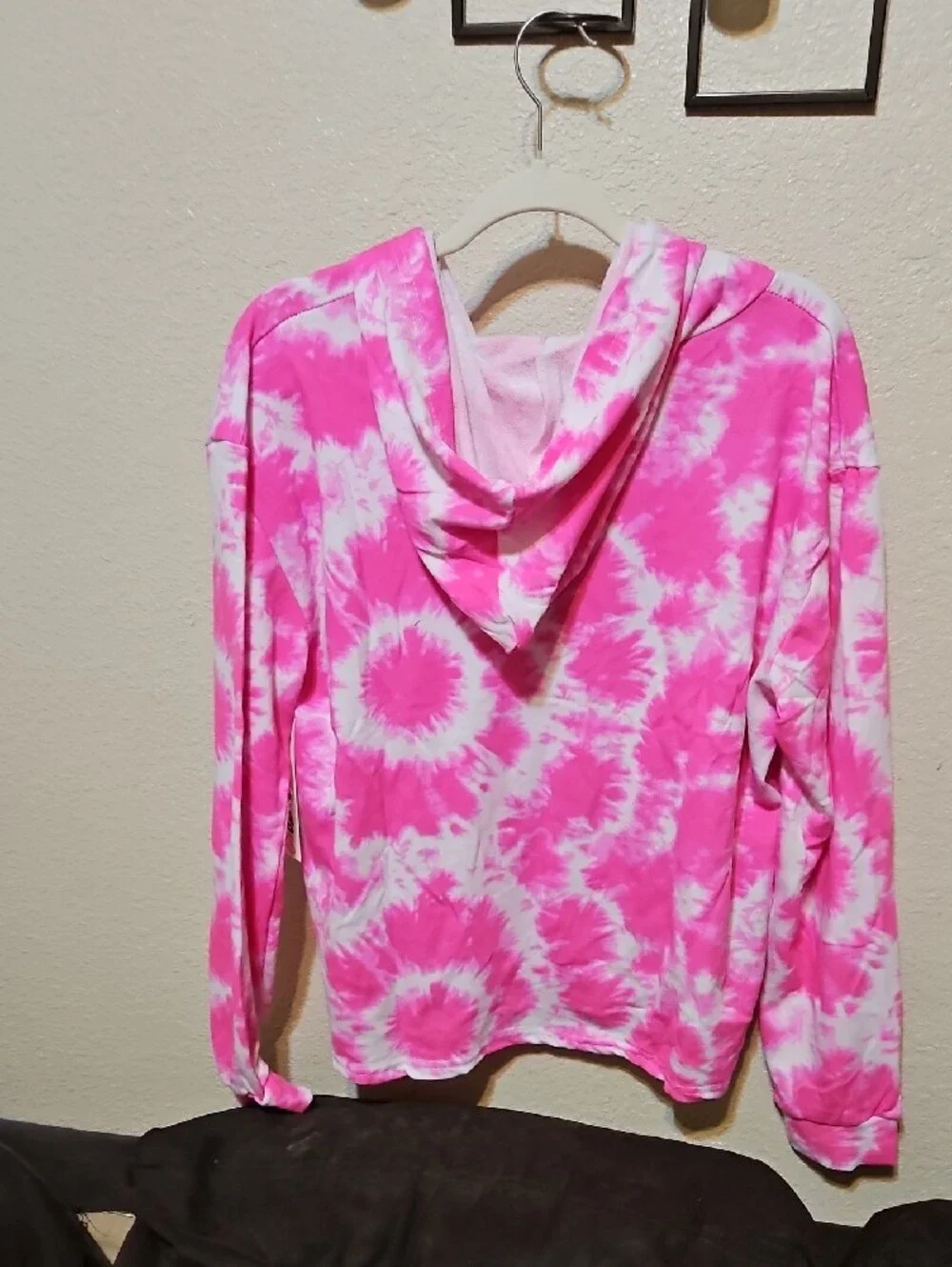 Pink Tie-Dye Hoodie and Jogger Set